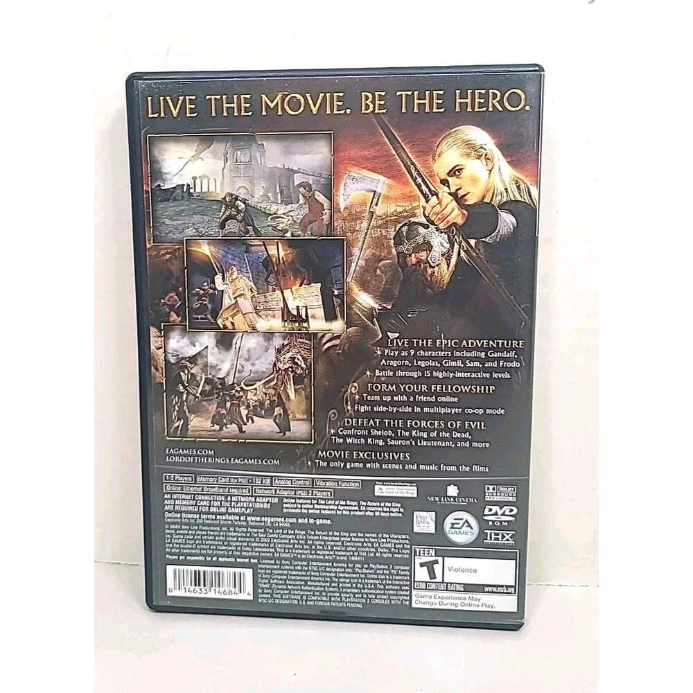 Lord of the Rings: Return of the King - Sony PlayStation 2 2003